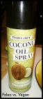 coconut oil spray from trader joes